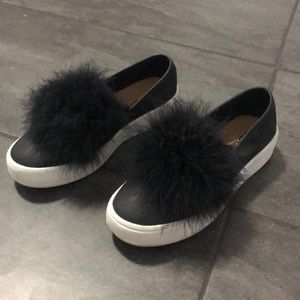 platform slide on shoes